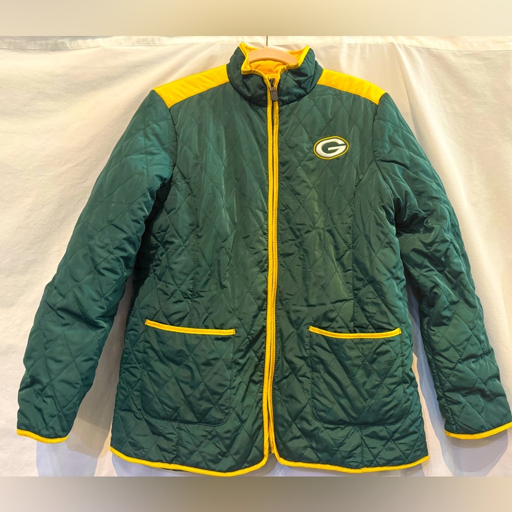 NWOT - Official NFL Merchandise Green Bay Packers Women's Quilted Jacket